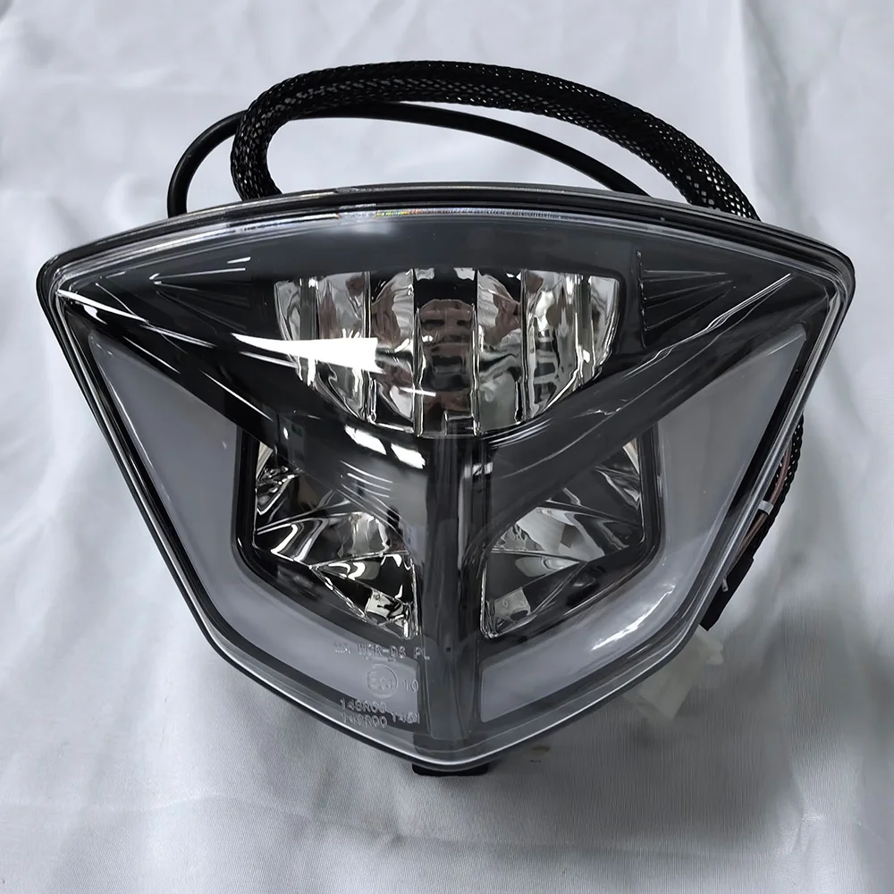For Husaberg FE 390 450 501 FS 570 TE 125 250 300 2009-2014 Dirtbike LED Headlamp Kit With DRL Turn Signal E24 Certified