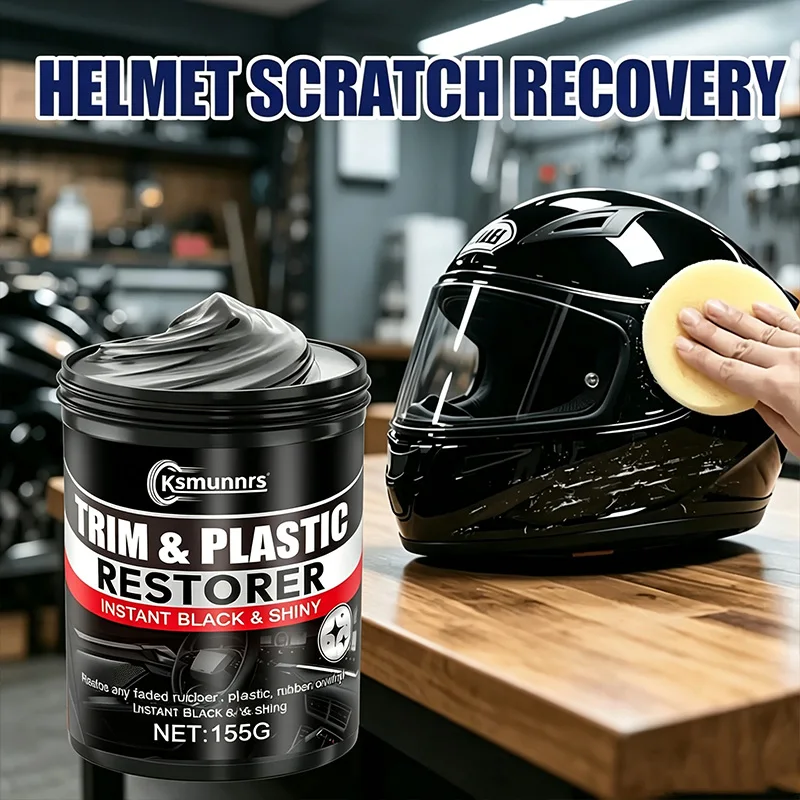 Motorcycle Plastic Restorer Suitable for Cleaning Motorcycle Parts and All Types of Plastic Items. It Quickly Removes Aging