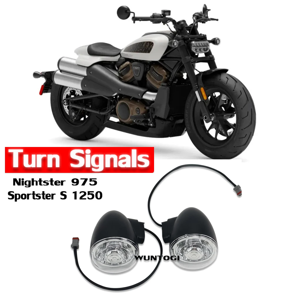 For Nightster 975  Sportster S 1250 Accessories 2022 Rear Turn Signals Front Turn Signals Indicators LED Lights RH1250s RH975