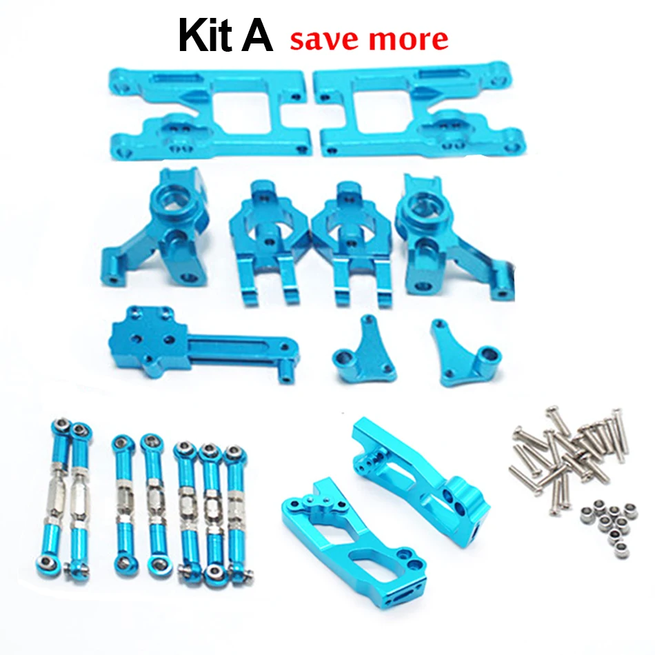 Wltoys Upgrade Metal Alloy Parts For 1/12 Scale RC Car NO. 12423 12427 12428 Across Aluminium Spare Accessories Arms Diff