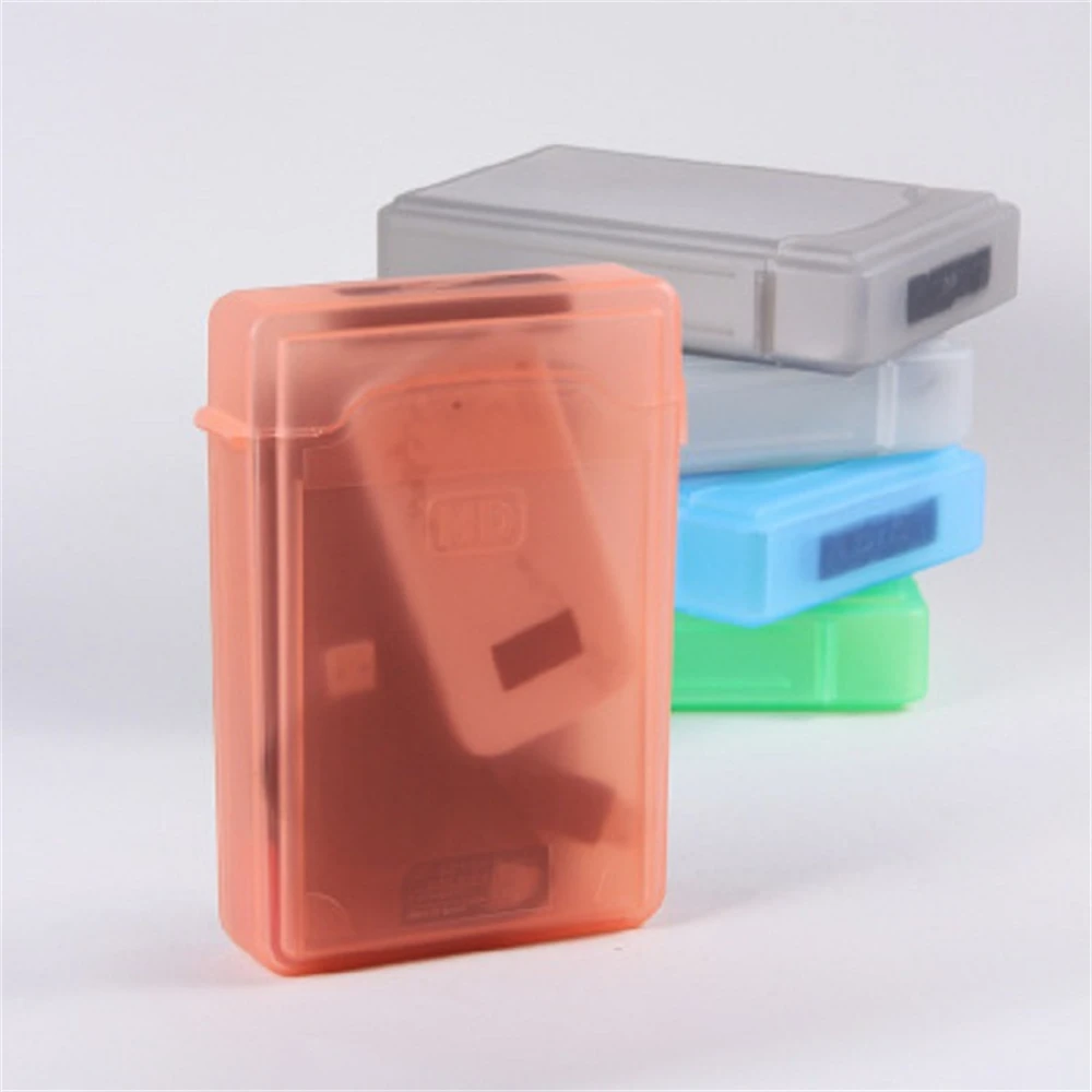 3.5 Inch HDD Protection Box Plastic Shell Hard Disk Case Bag Portable Shock-Proof Hard Disk Storage Box Accessories