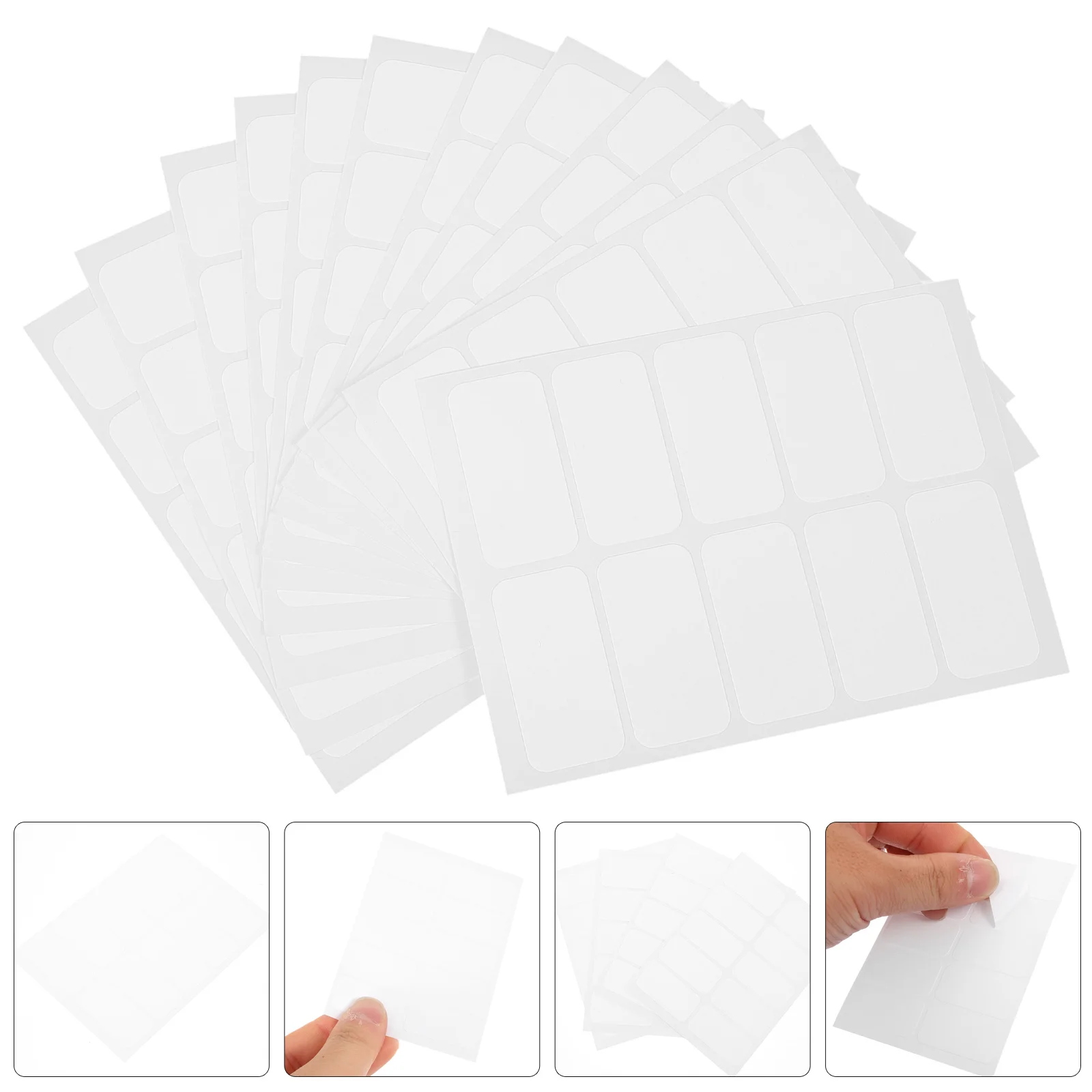 

Self Adhesive Laundry Labels For Clothing Writable Name Tags No Iron Fabric Stickers Perfect For Kids And Daycare 120pcs