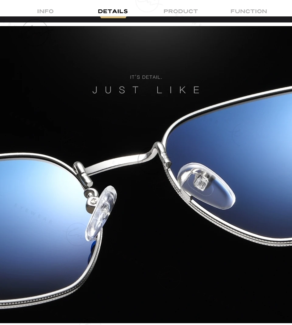 Lm Vintage ultraleichte Legierung kleine Rahmen Sonnenbrille Männer polarisierte Frauen trend ige Spiegel gläser Unisex UV400 Shades Gafas de Sol – Detail 21