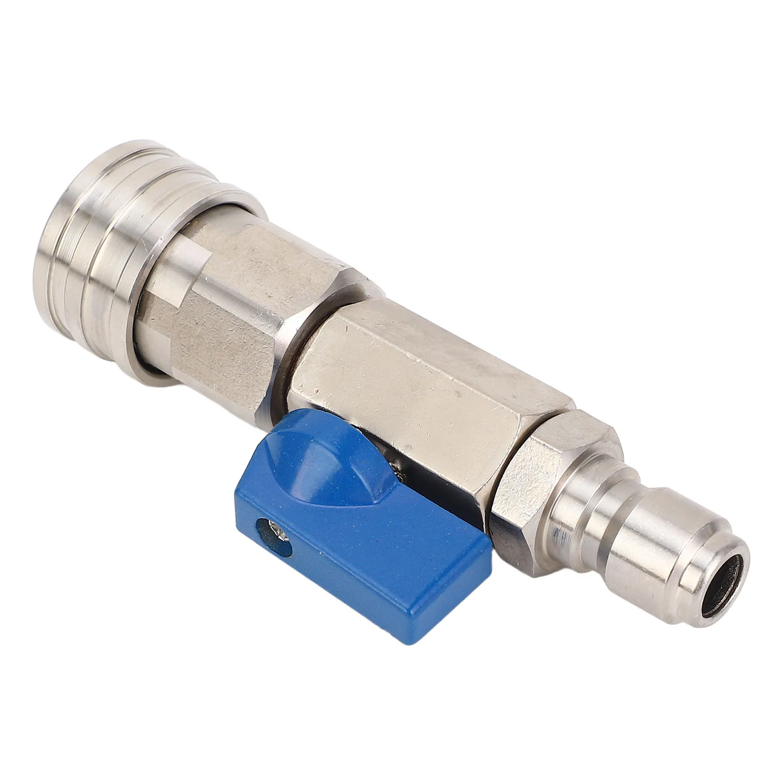 High Pressure Washer Ball Valve 4500PSI 3/8 Inch Stainless Steel Quick Connect Ball Valve For Power Washer Hose