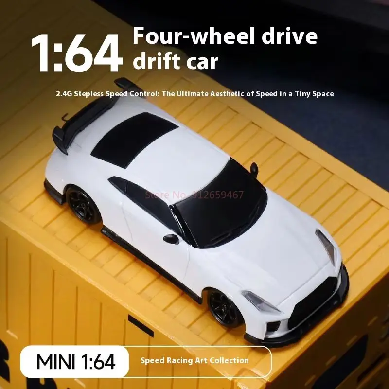 Mc Carro 1/64スケール RCカー 2.4gリモートコントロールドリフトカー 無段階変速 四輪駆動 デスクトップレーシング用