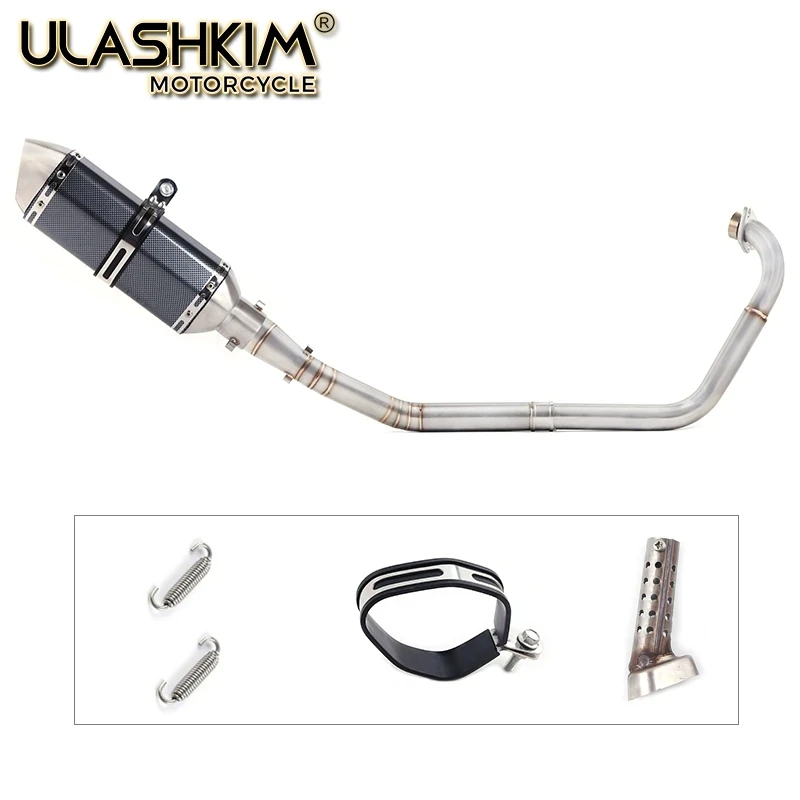 R125 Exhaust For Yamaha Yzf R125 Mt125 R15 Mt15 V1 V2 mt-15 2008-2017 Motorcycle Muffler db-killer Exhaust Full System Escape