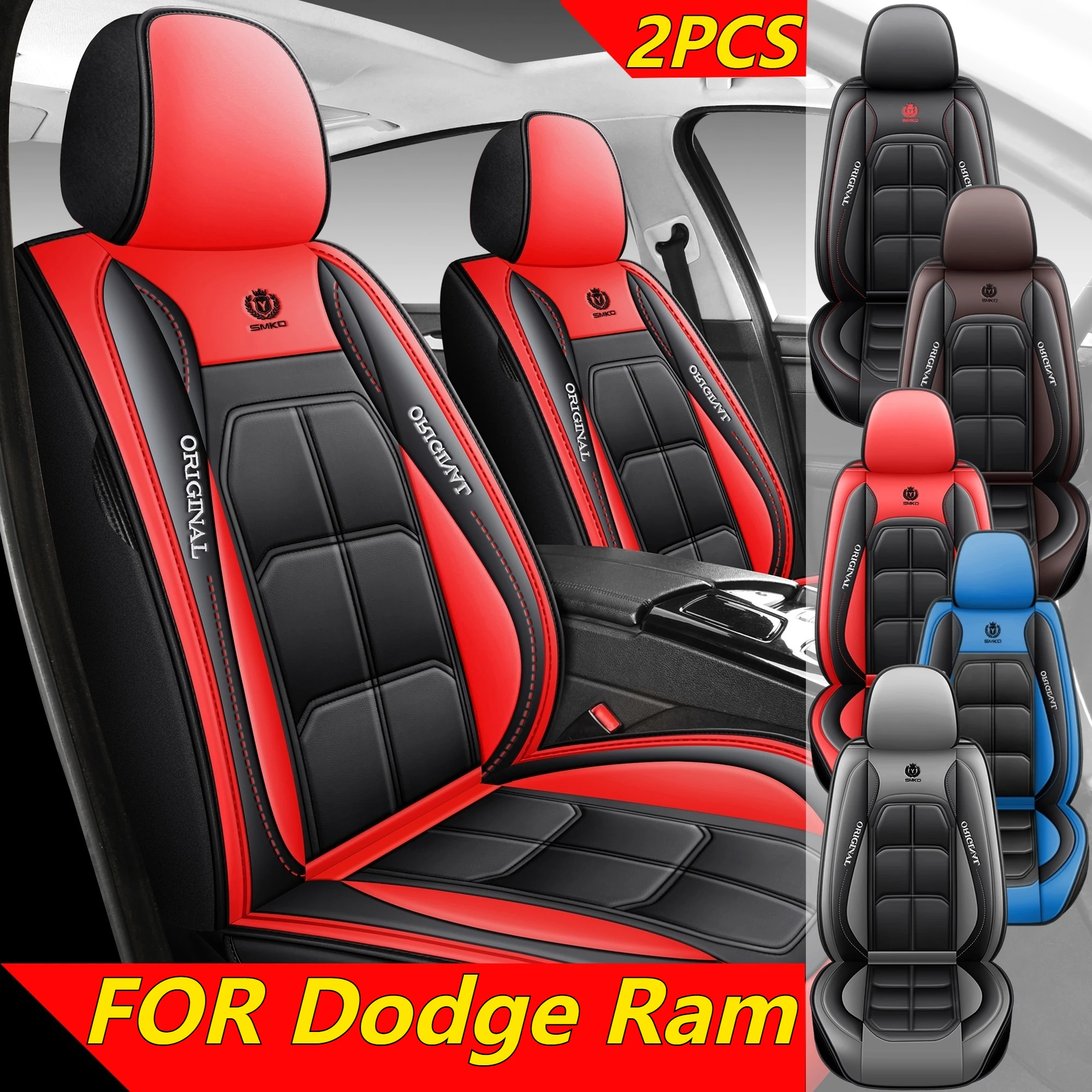 

Чехол на автомобильное сиденье Dodge Ram, водонепроницаемый, из искусственной кожи, удобный, с фиксированной талией, высококачественный, полностью завернутый, новый чехол на сиденье с мышцами