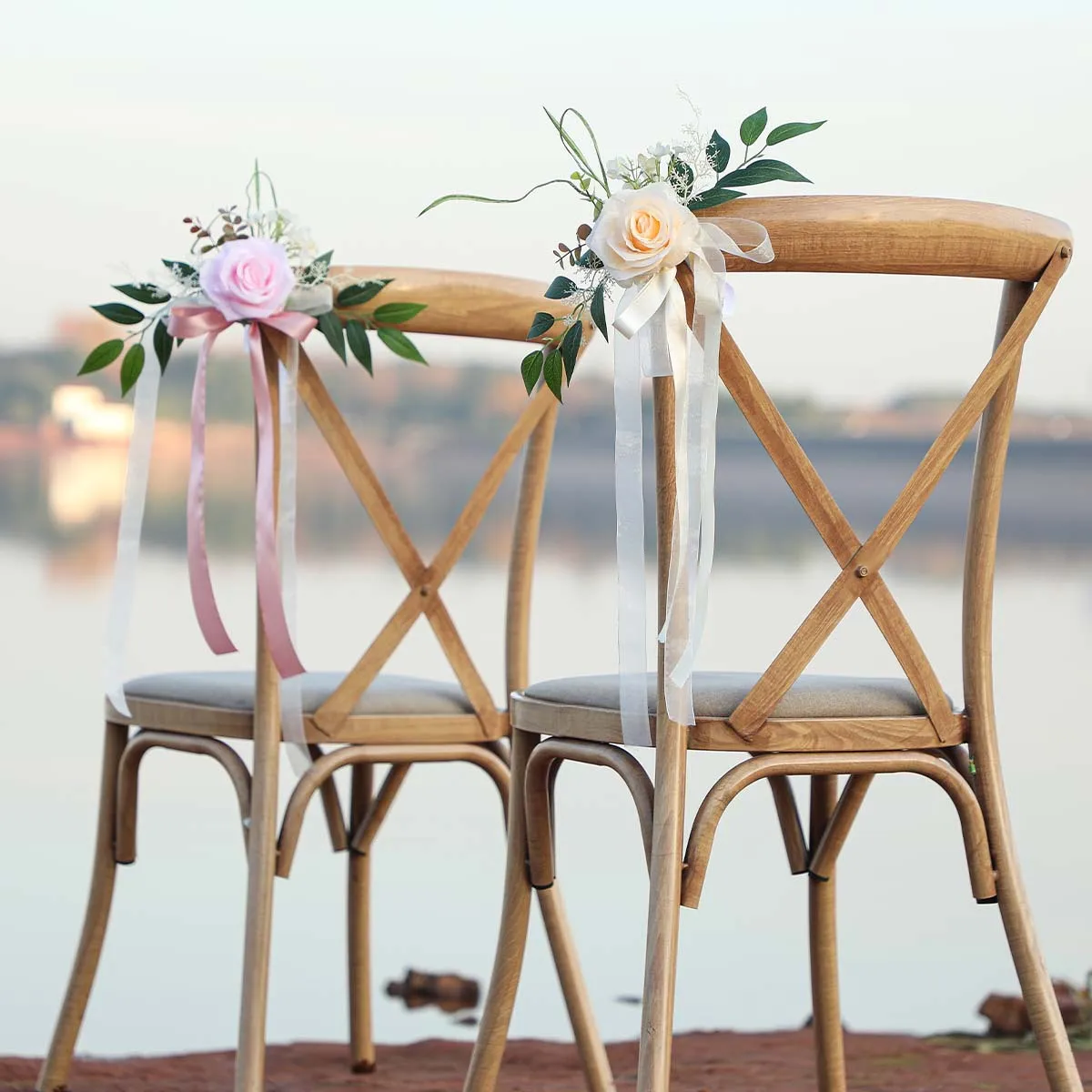 

Искусственный цветок, ретро свадебный стул, спинка, цветок, украшение стула, имитация цветов, новая вуаль для свадебного прохода, вечеринка, праздник, сделай сам