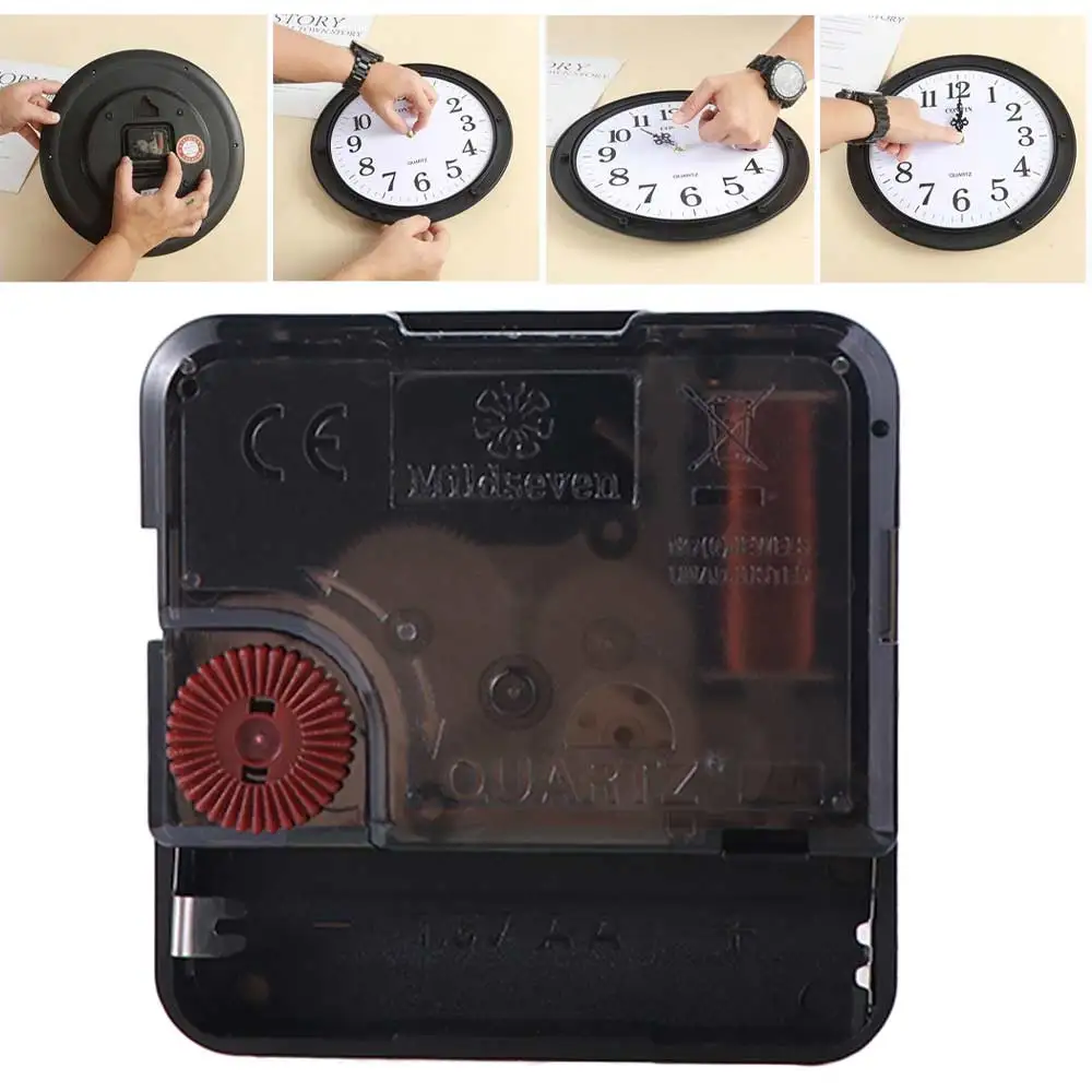 Clock Parts Quartz Movement Clock Movement Silent Noiseless Clock Mechanism Screw in Type DIY Watch Machinery Quartz Clock