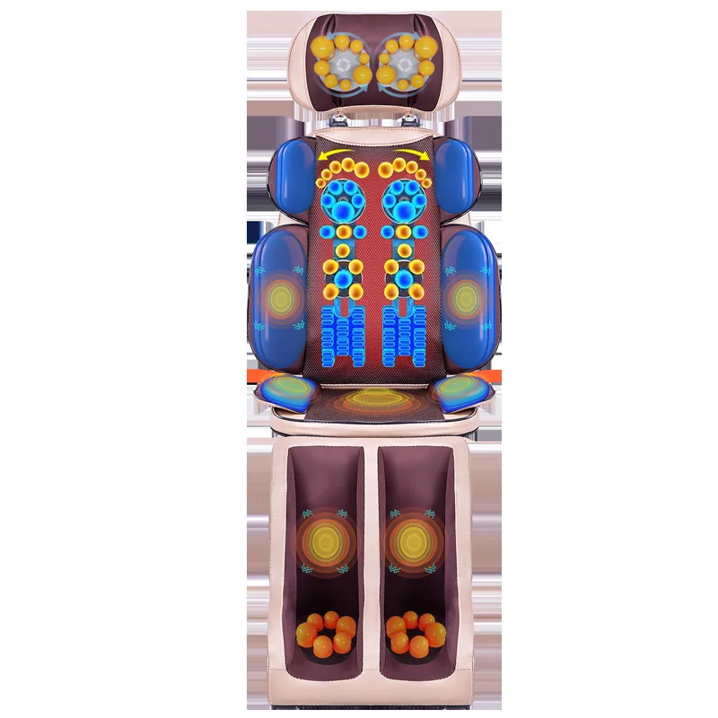 

Customizable Full Body Multifunctional Massage Chair Cushion Shoulder and Neck Massager Leg Sole Foot Waist Back Massage Cushion