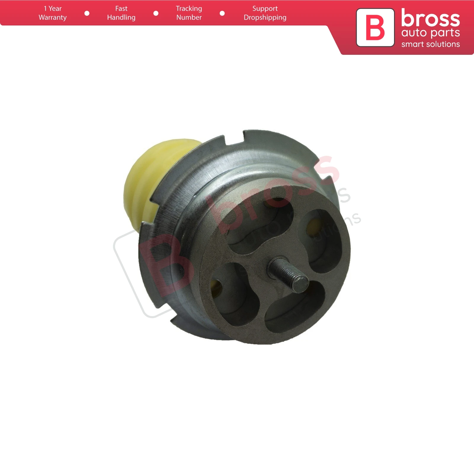 Bross BSP923 Rear Axle Bumper Suspension Mount Shock Absorber 1355891080, 5166.97, 516697 for  Ducato  Jumper  Boxer Top Store