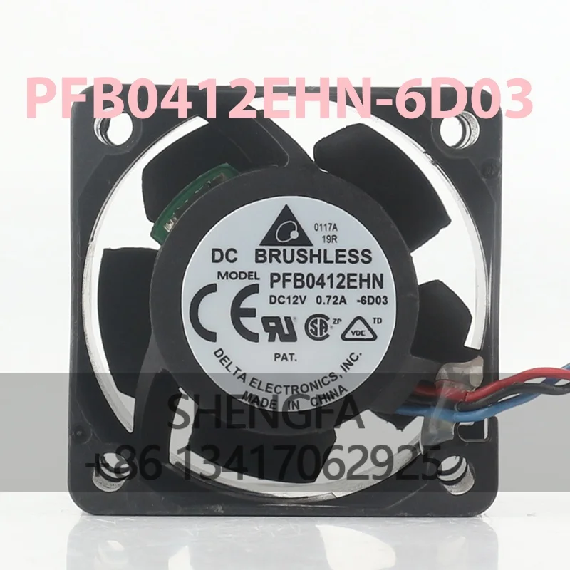 Cooling Fan PFB0412EHN-6D03 New Delta 24V 48V DC 12V 0.72A AC EC 4028 40X40X28MM 4CM High air Volume Violent Double Ball Bearing