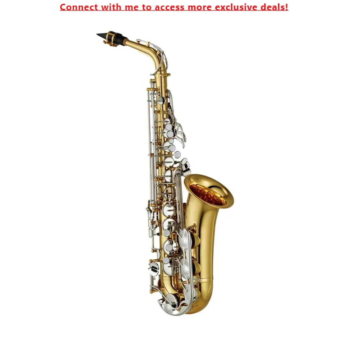 

SEASOUND OEM Alto Saxophone JYAS102DLN Cheap Lacquer Body With Nickel Keys Producing An EB Tone