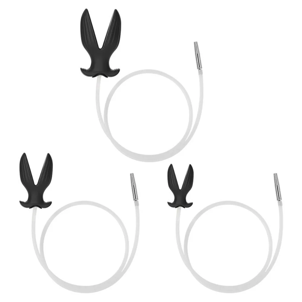 Hollow Butt Plug with Internal Circulation, Urethral Sound Connection, Male Intimate Toy 18+