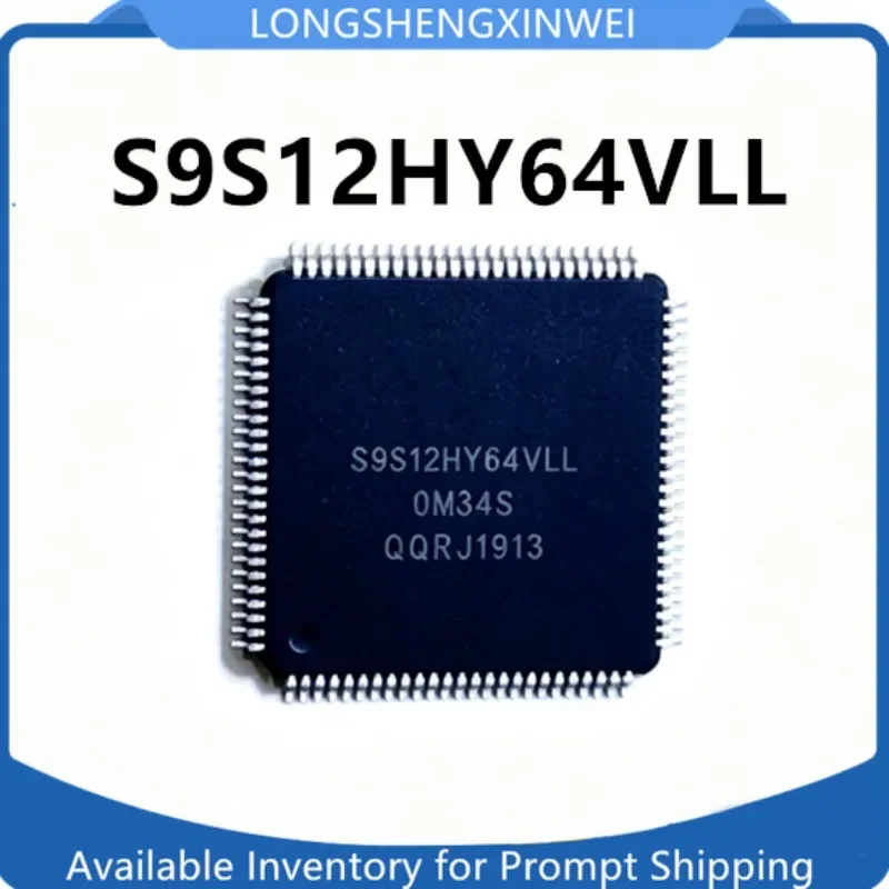 1PCS New S9S12HY64VLL 0M34S Original QFP100 Automotive Instrument Chip in Stock