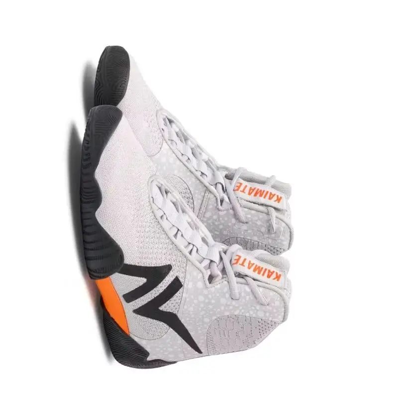 Original Brand Wrestling Shoes Mesh Breathable Indoor Sports Shoes Comfortable Boxing Shoes High Top Gym Training Shoe Couples