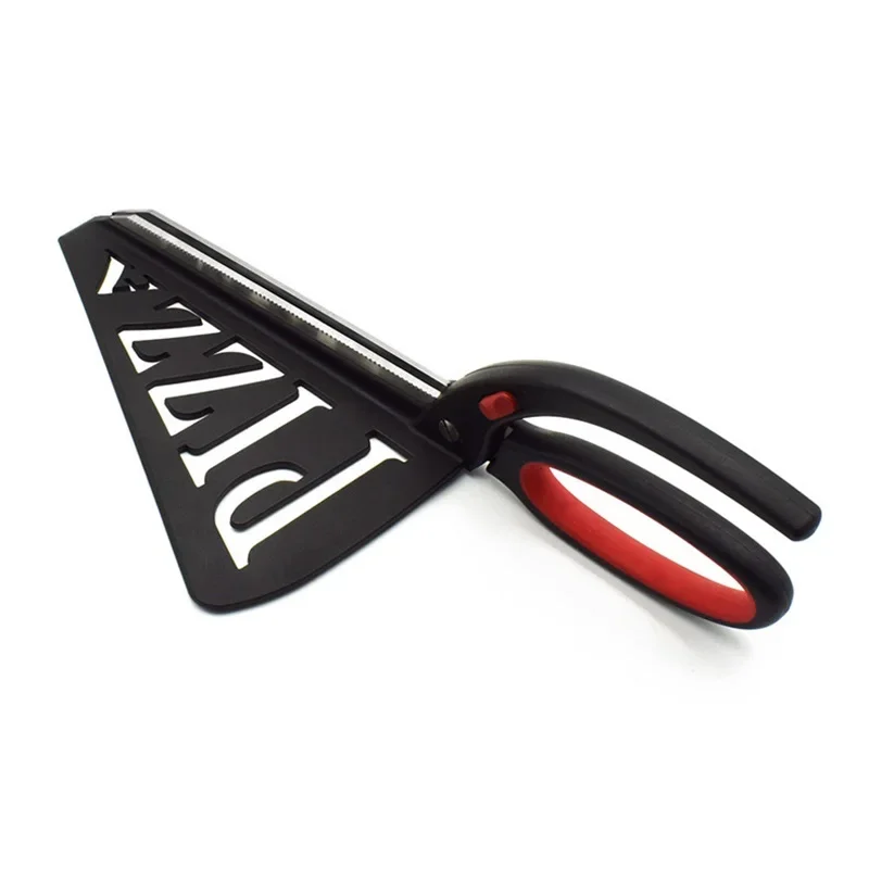 Pizza Schere Messer Pizza Schneiden Werkzeug Edelstahl Pizza Cutter Slicer Backen Werkzeug Multifunktional Mit Abnehmbarem Spachtel – Detail 3