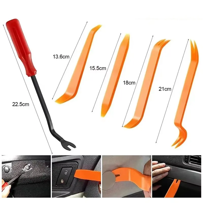 

135Pcs/100pcs Car Plastic Retainer Clips Set Auto Fender Push Pin Rivet Door Trim Panel Retainer Car Bumper Fasteners Clips Tool