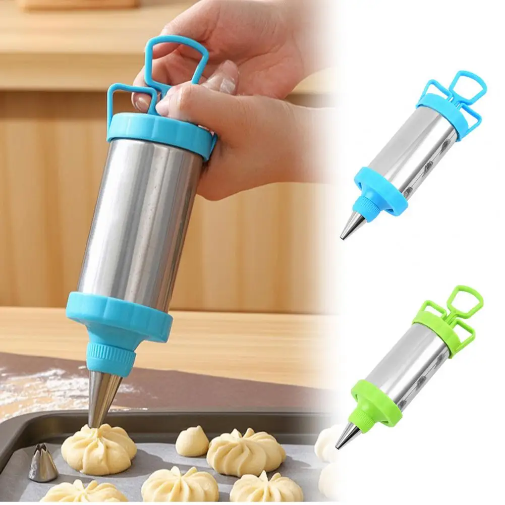 Cake Cream Set Pastry Filling Injector Decorating Kit Stainless Steel Baking Tool  Handheld Icing Dispenser