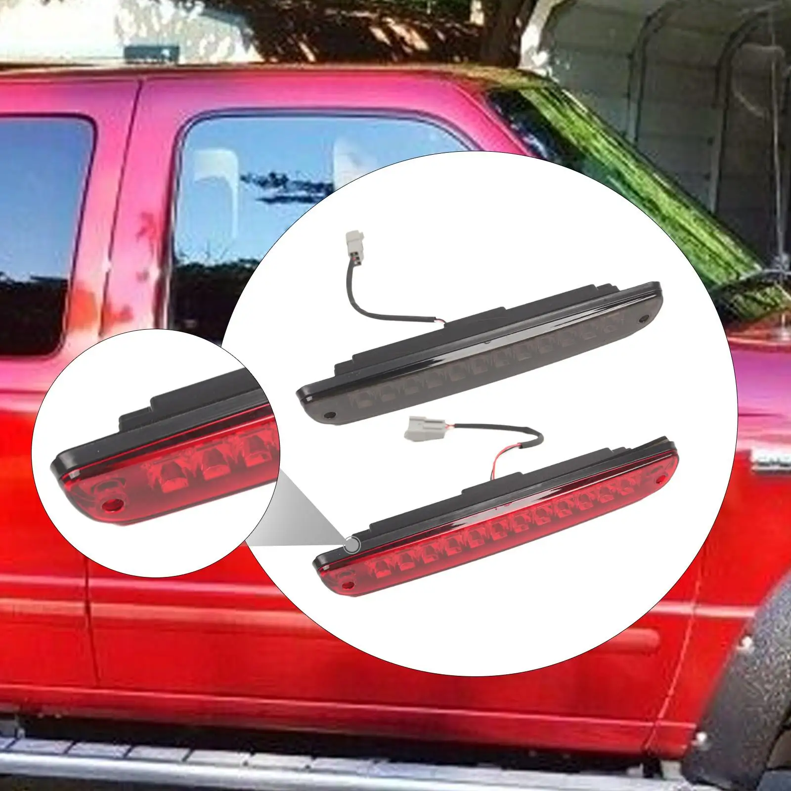 

12 LED 3rd Third Brake Light Cargo Stop Light Easy Installation Professional Sturdy Accessories cc3Z13A613B Yc3Z13A613BA