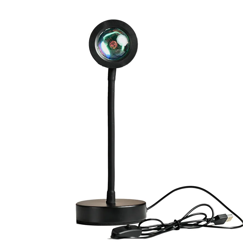 LED Sunset Lamp Nightlights USB Projector Birthday Party Decoration Mood Lights For Bedroom Living Room Wall Photography_maomaolike.com