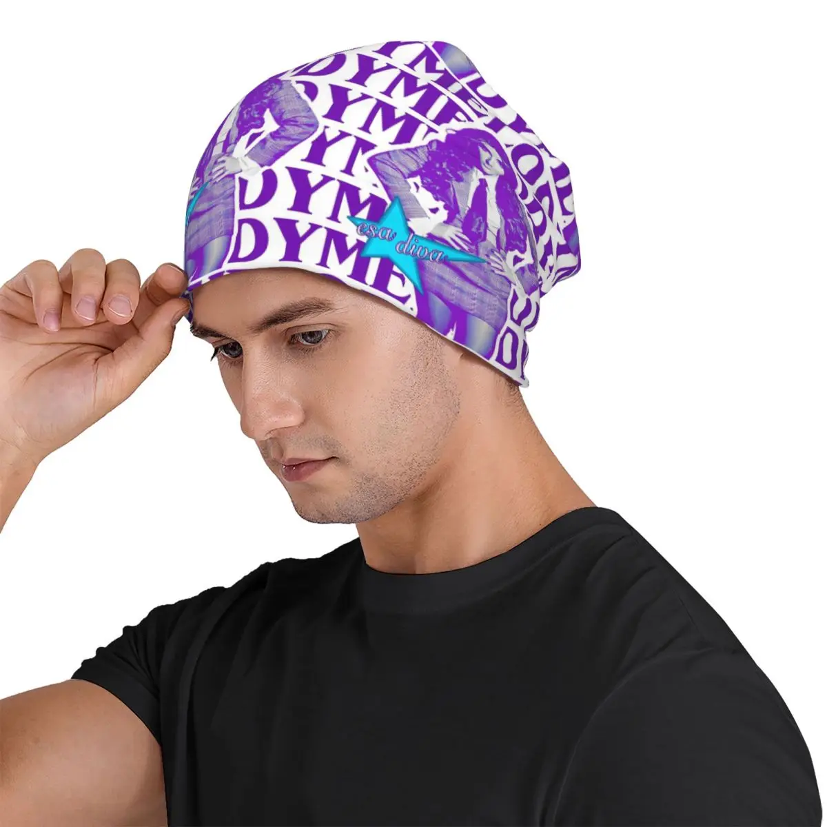 Melody Esa Diva Spain Eurovision Merch Unisex Adult Beanies Caps Knitted Bonnet Hat Warm Fashion Autumn Winter Skullies Hats