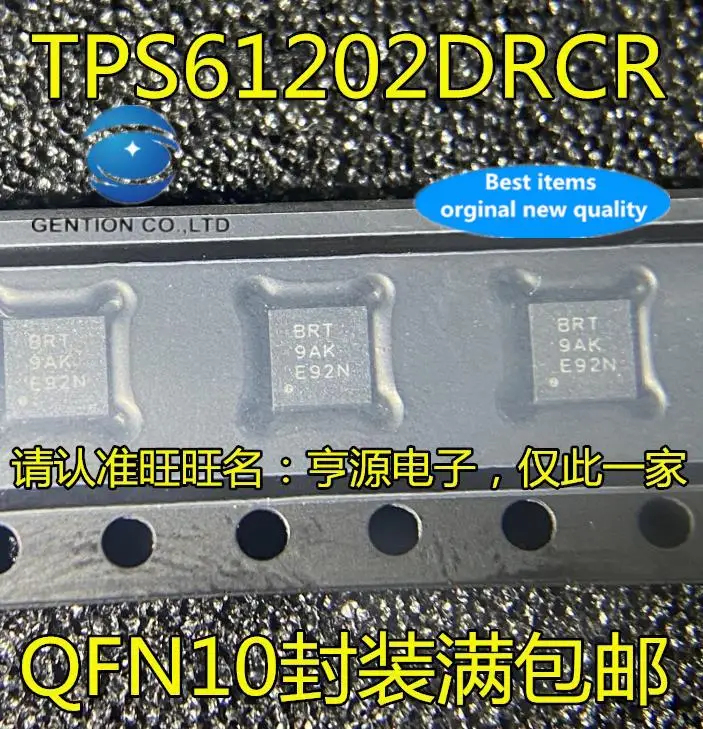 

10pcs 100% orginal new in stock TPS61202DRCT TPS61202DRCR TPS61202 Silkscreen BRT SON10