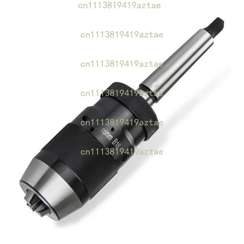 Self-Tightening Keyless Drill Chuck, 1-16MM Steel Taper Live Core Mandrel MK2 Lathe Accessory