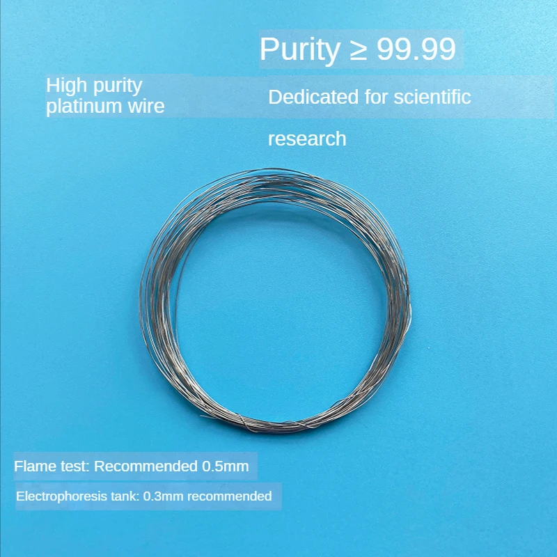 Electrochemical Electrolysis Water Analysis Laboratory Pure Pt Platinum Wire/flame Reaction Platinum Wire Purity Above 99.99