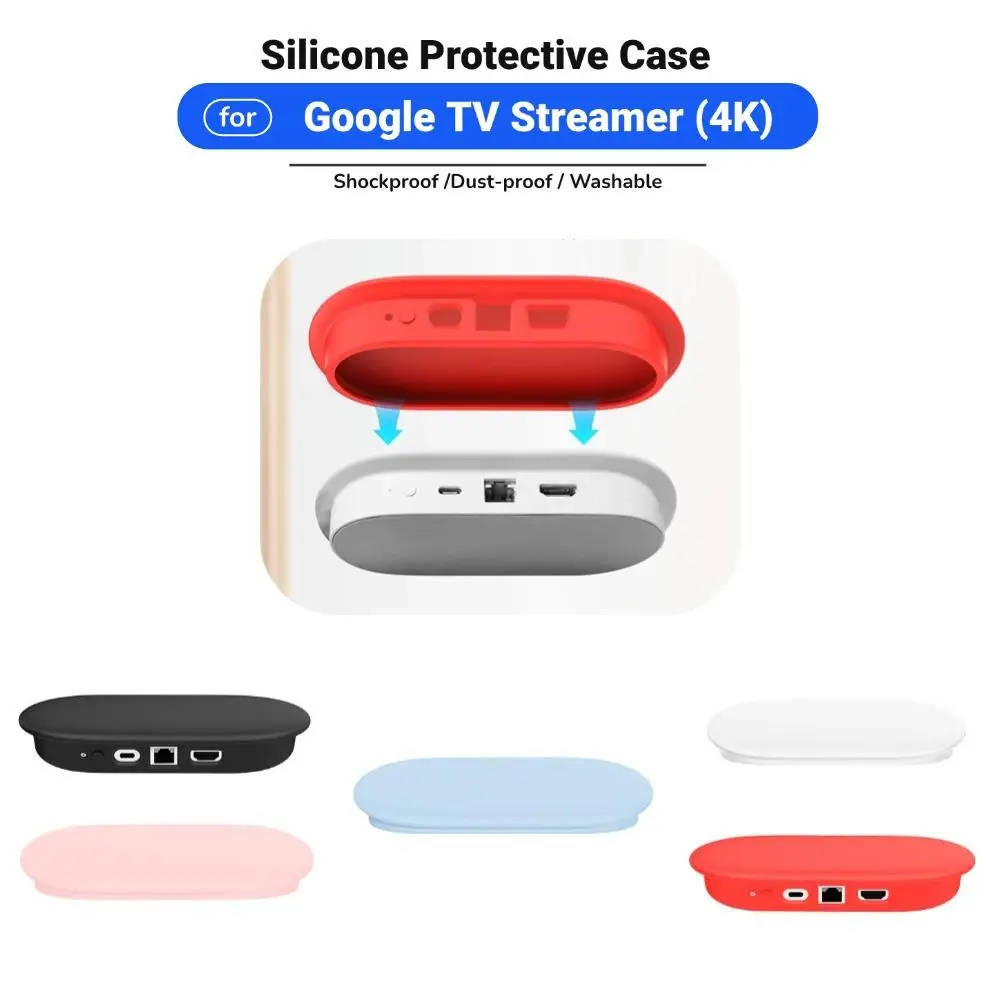 

For Google TV Streamer 4K Cases Protective Covers For Google TV Streamer 4K TV 2024 Silicone Protective Case