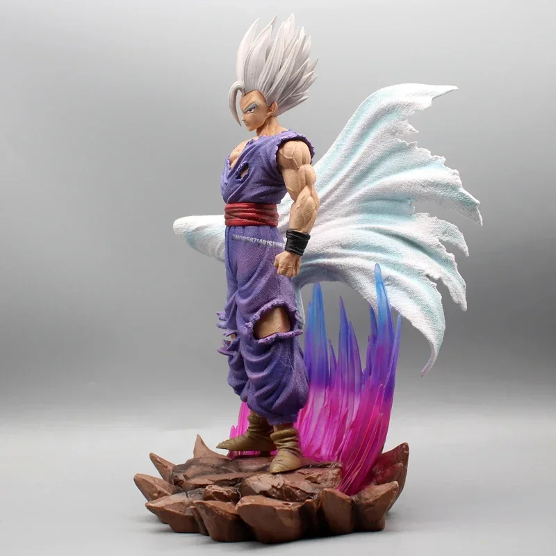 Anime Dragon Ball Figure White God Berst Son Gohan Action Figure Cloak 36cm PVC Statue Figurine Model Collectible Toys Gifts