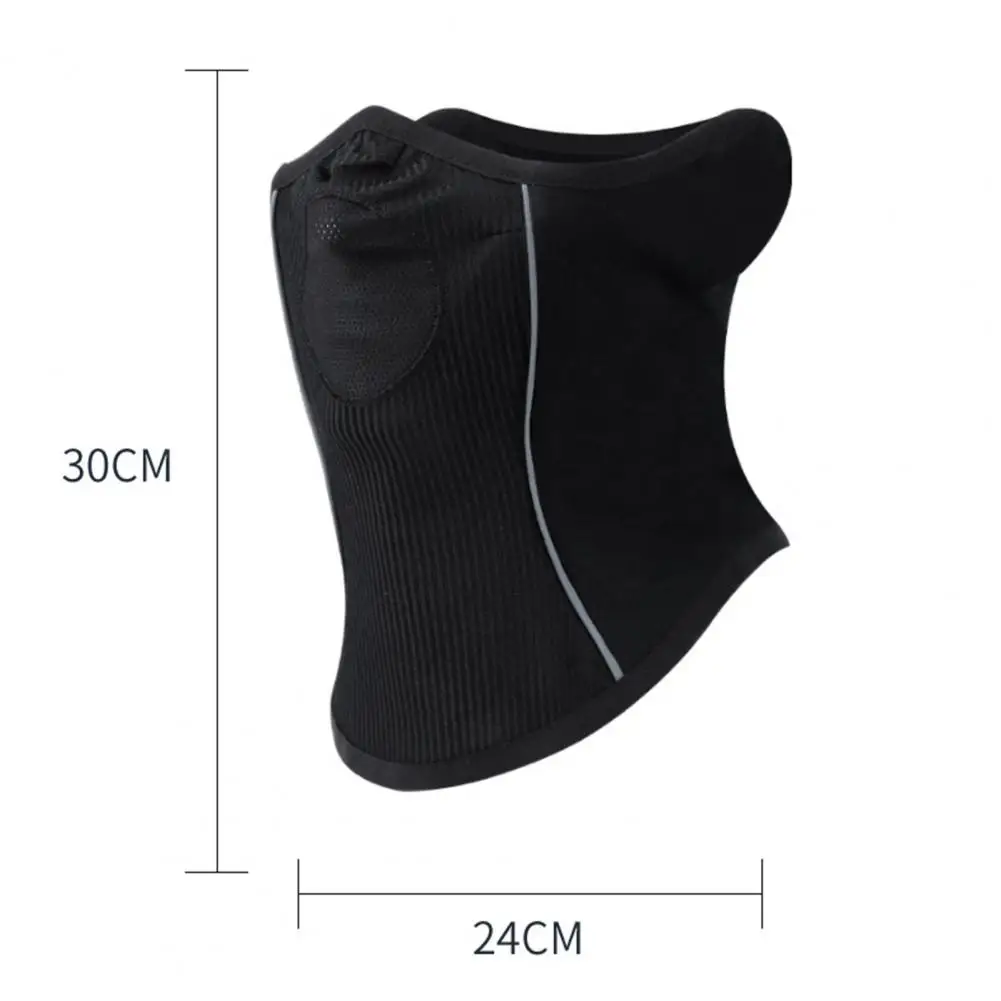 Quick-drying Fabric Neck Gaiter Breathable Mesh Neck Gaiter Fashionable Outdoor Riding Neck Warmer Fleece Lining Breathable