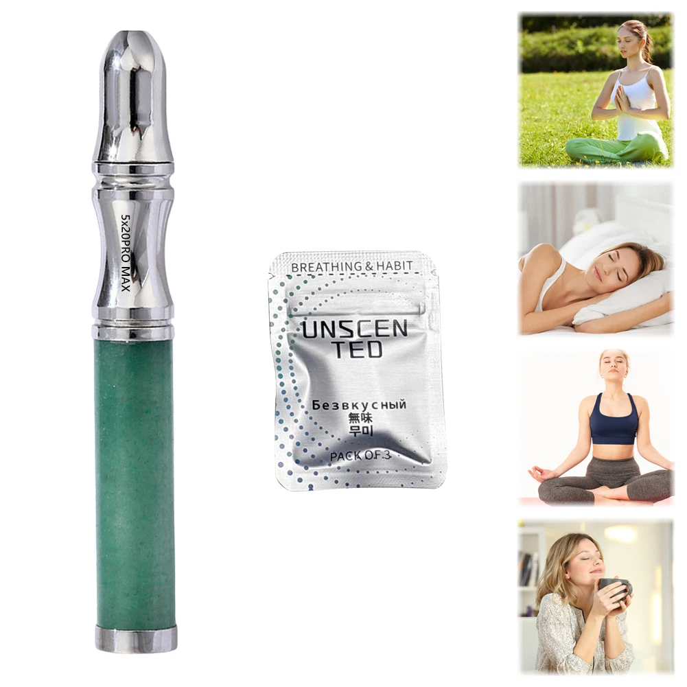 

Air Inhaler Stress Anxiety Relief Mindfulness Breathing Tool Breath Stick Stop Smoking Aids