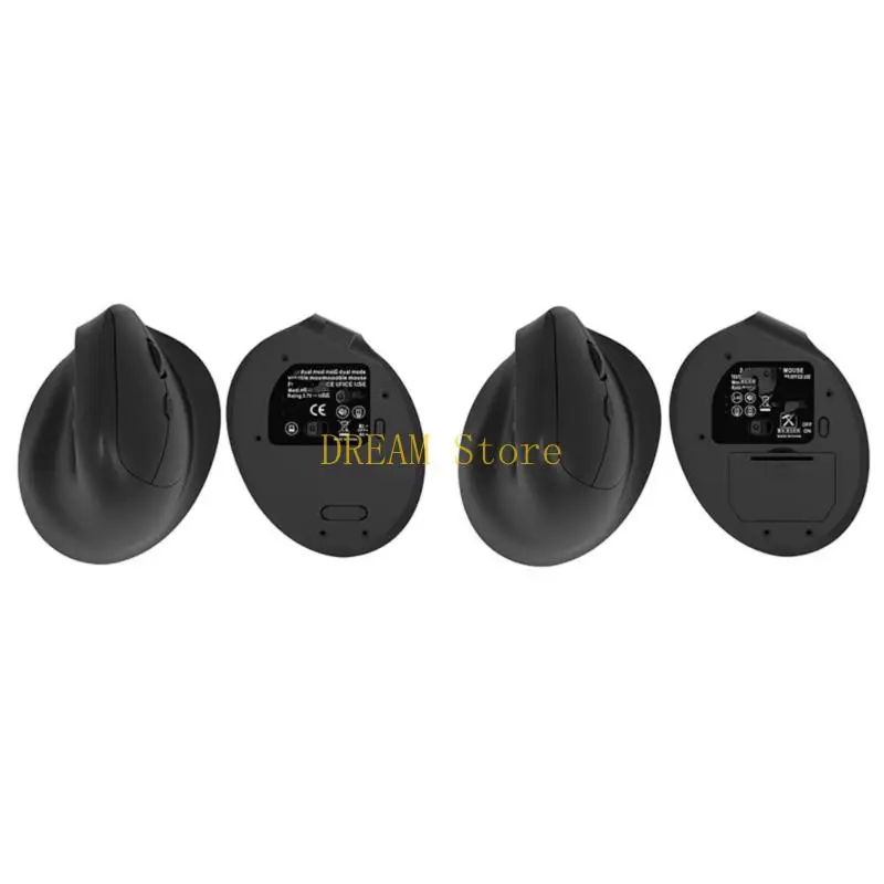 Wireless Computer Mouse with Vertical Grip, Office Desk Mouse with Thumb Rest and Side-Key Control for Daily Use best sale