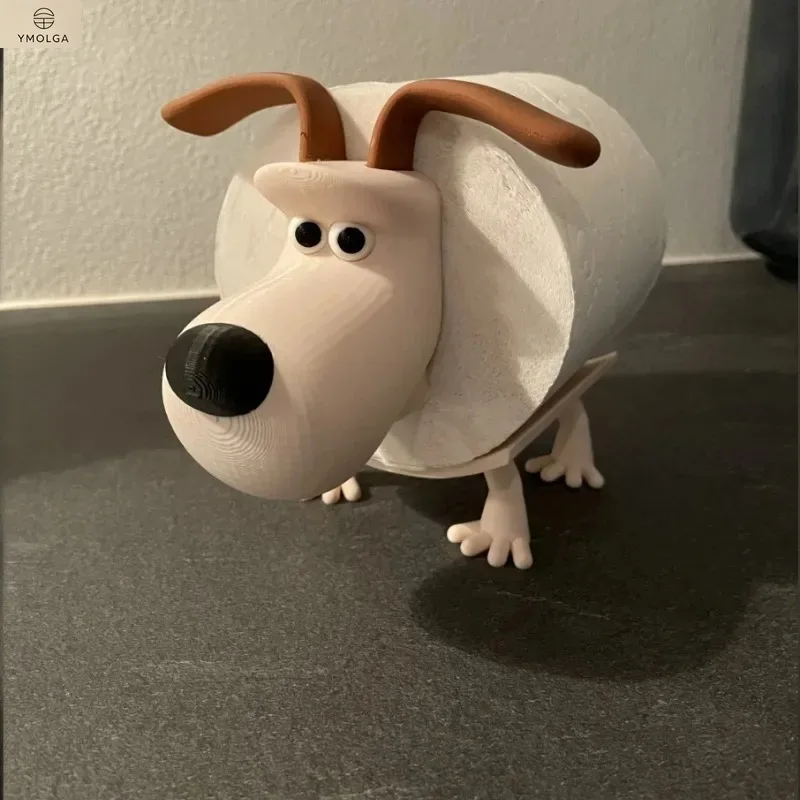 Welpen-Toilettenhalter, Wohndeko, Badezimmer-Accessoire, Aufbewahrung, geeignet für Toiletten in Badezimmern, Küchen, Wohnzimmern, einzigartiges Geschenk