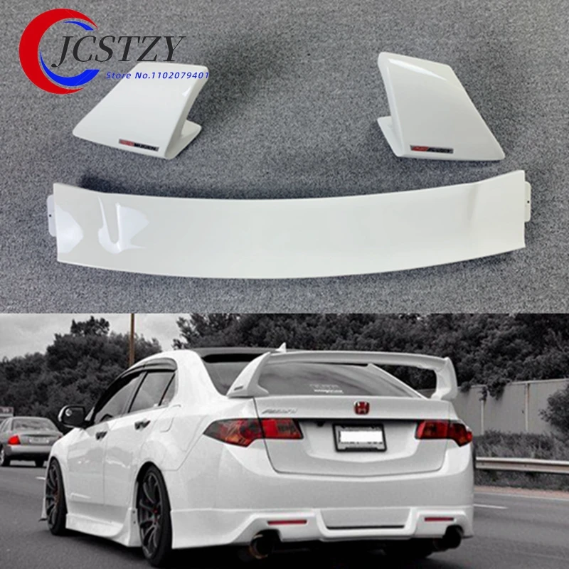 New design For Honda Accord Spoiler 2008 - 2013 FD2 spoiler by Glossy black white High Quality rear spoiler