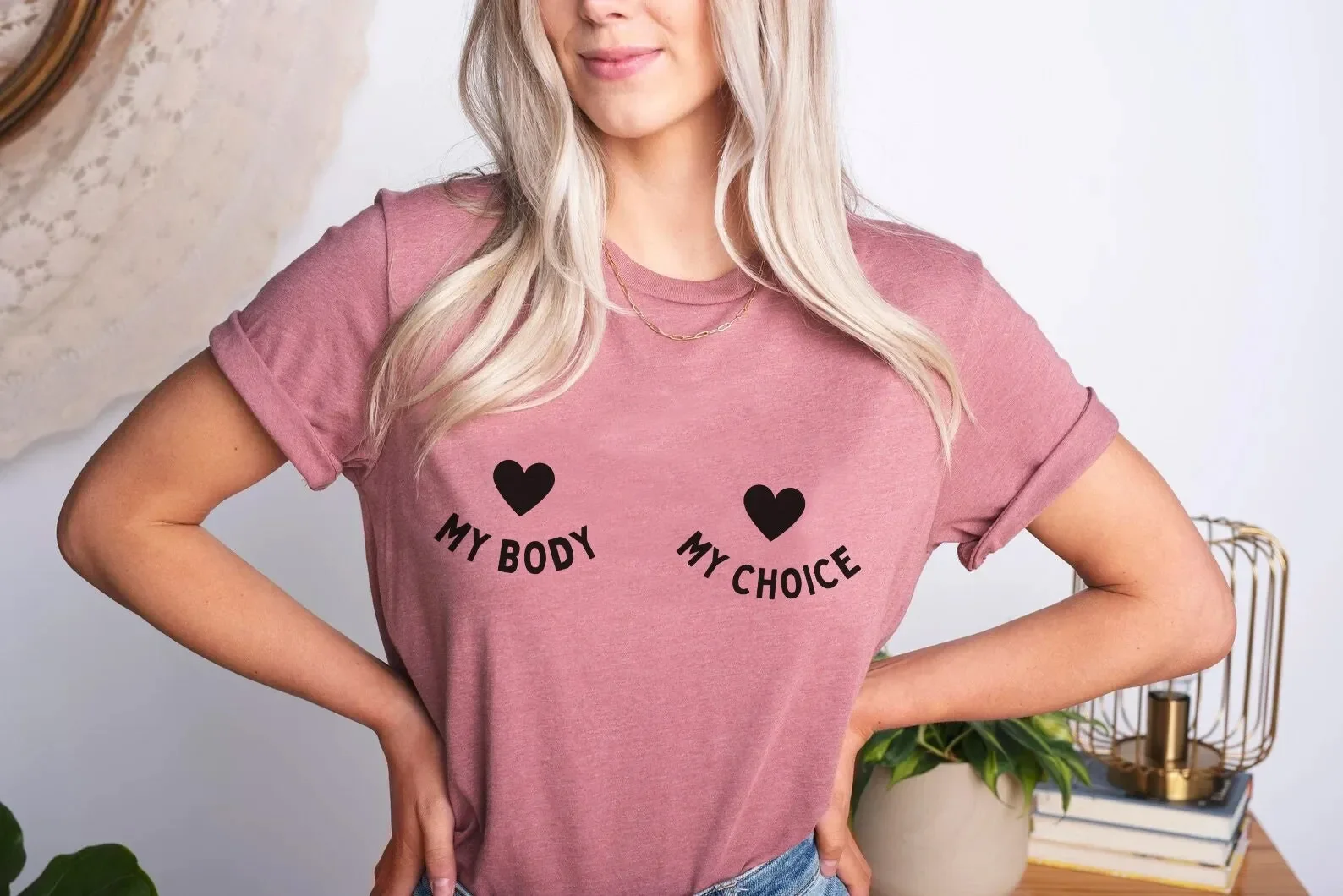 My Body Choice T Shirt Womens Rights Abortion Pro Roe Human Is Healthcare V Wade