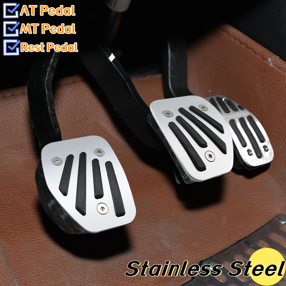 Car Pedals for PEUGEOT 207 301 307 208 2008 308 408 Cc for CITROEN C3 C4 DS 3 4 6 DS3 DS4 DS6 Acceleraotr Brake Rest Pedal Cover