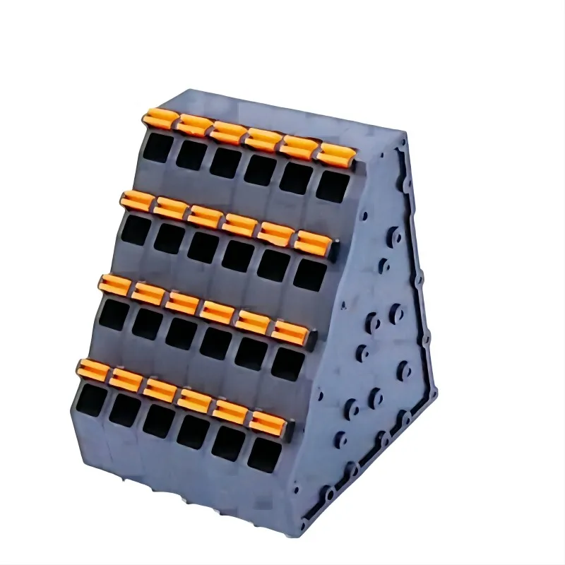 100PIN BALCK 5.0MMpitch Spring Terminal Block factory direct  FOUR ROW COMPACT TYPE SCREWLESS CONNECTOR