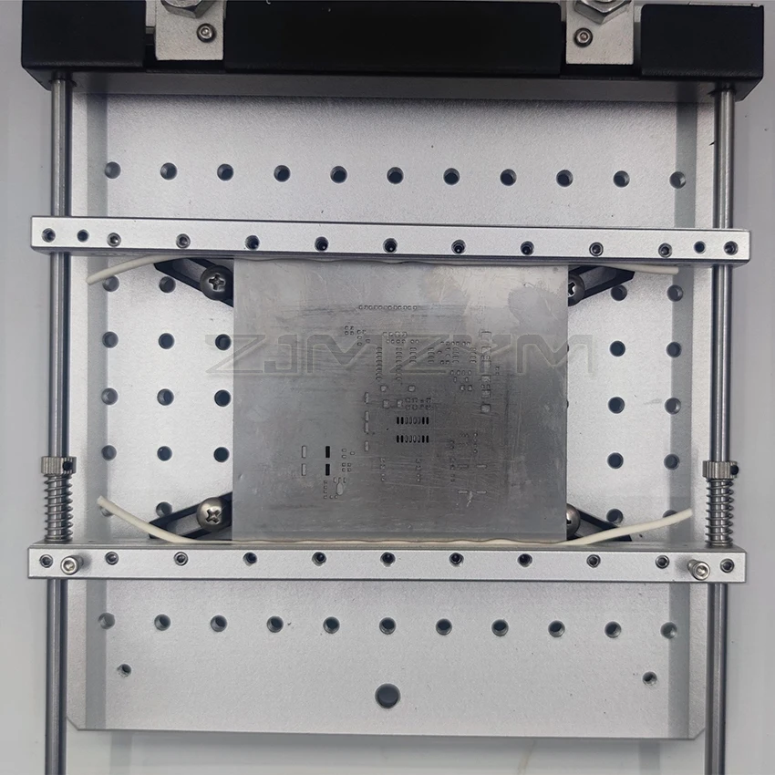Imagem -04 - Mesa de Impressão de Pasta de Solda de Malha de Aço Pcb 170*170 mm Mesa de Máquina de Impressão de Tela Pequena Manual Smt Precisa