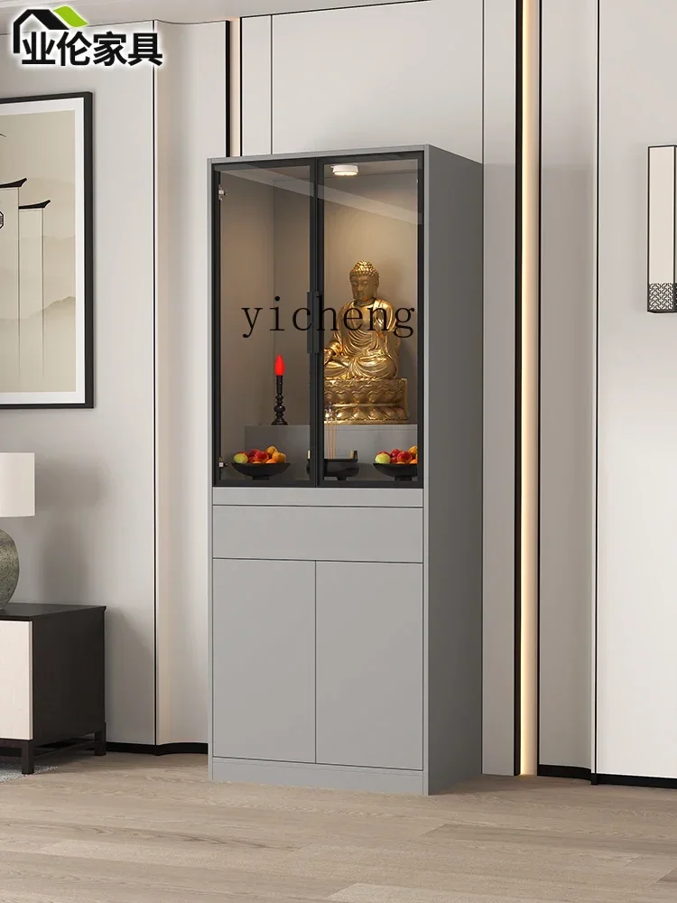 Buddha Cabinet Household Modern Clothes Closet Worship Shrine Avalokitesvara Cabinet Altar Cabinet