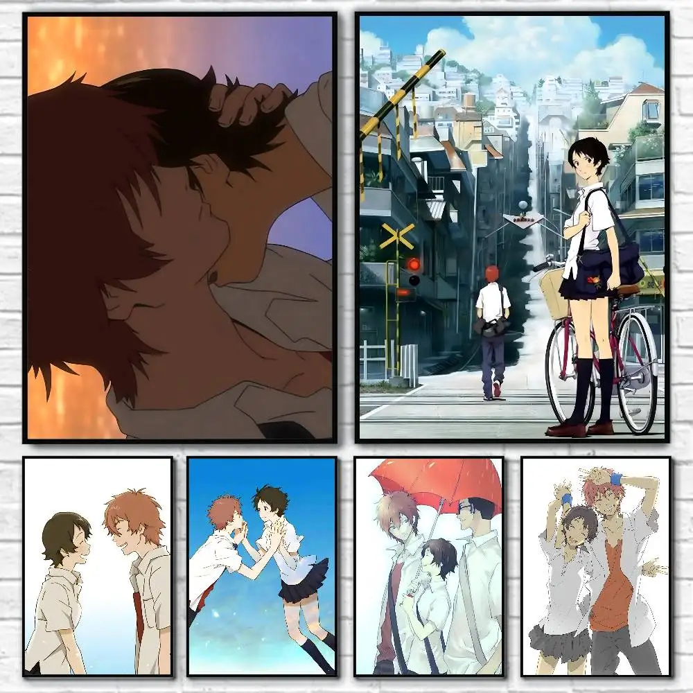 1PC Cartoon Movie Anime The Girl Who Leapt T-Through Time Posters HD Print Vintage Wall Art Decor for Home Study Room