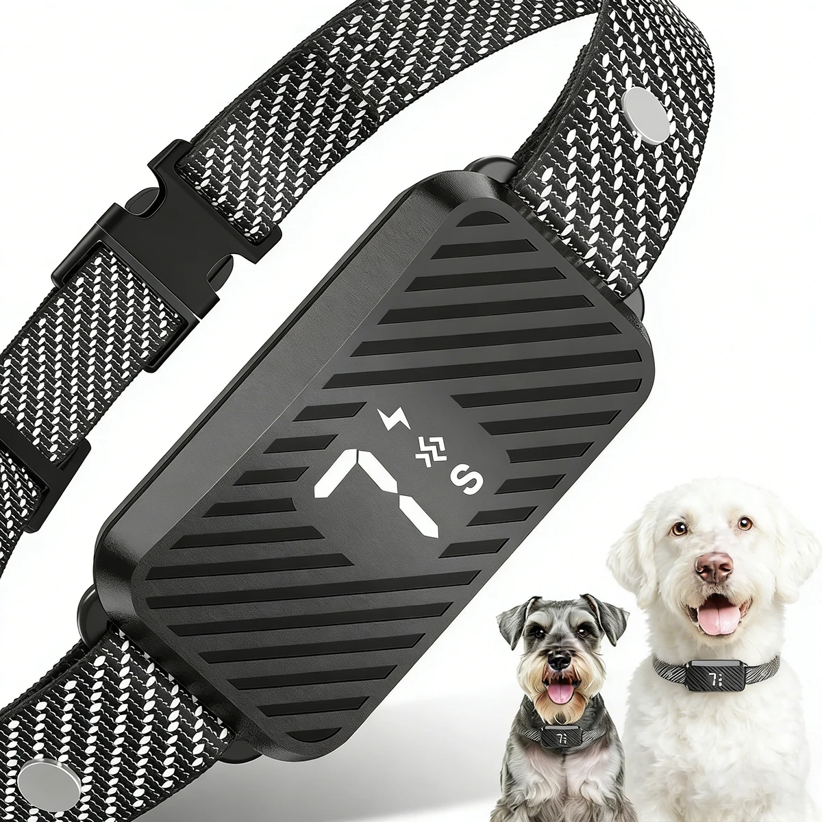 Collier anti-aboiement pour chiens de grande, moyenne et petite taille, collier anti-aboiement effic