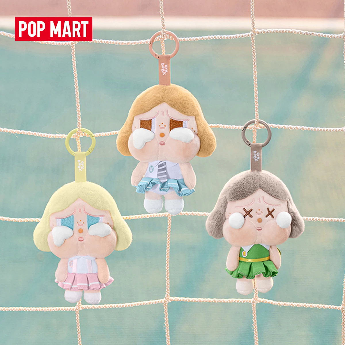 POP MART CRYBABY Sunset Concert Series - Pluszowy wisiorek Blind Box 1PC/6PCS Mystery Box Maksymalnie 2 sztuki/zestawy na zamówienie