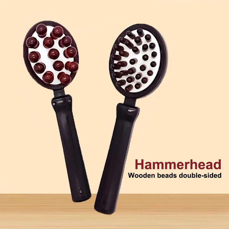 1PCS Body Massage Relaxation Tool 3 In 1 Relief Stress Massager Massage Hammer Stick Knock Scratcher