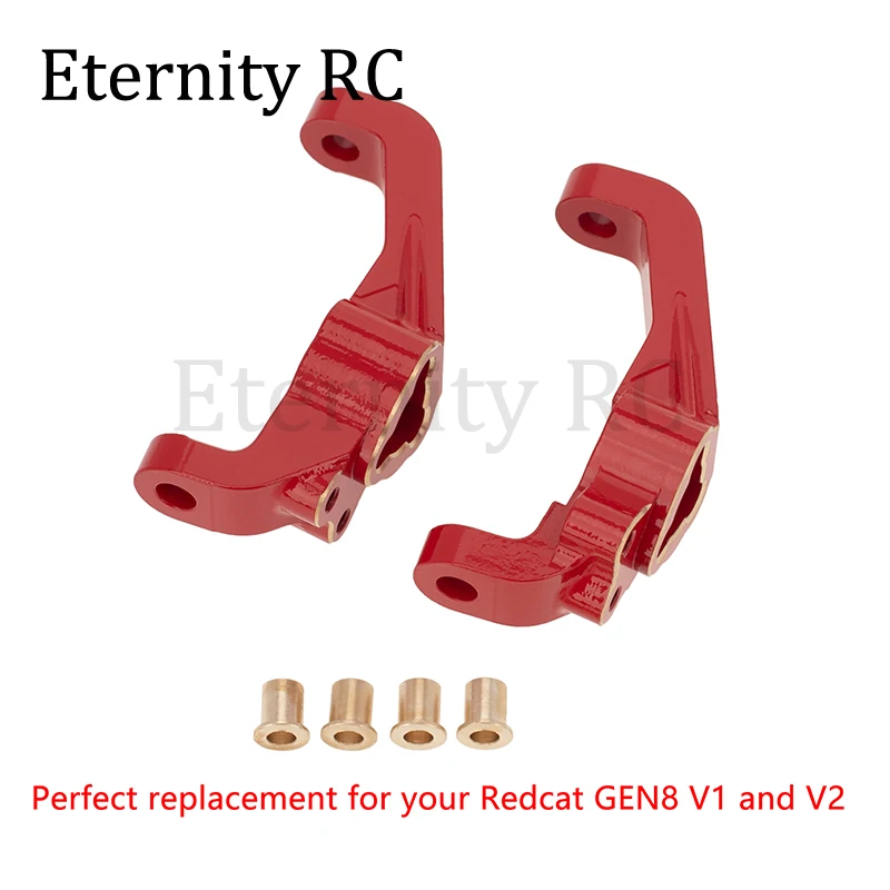 Maßstab 1:10 Messing C-Nabe Vorderes äußeres Portalgehäuse Hinterachsträger Zahnradabdeckung für REDCAT GEN8 V1 V2 Scout II RC Crawler Teile