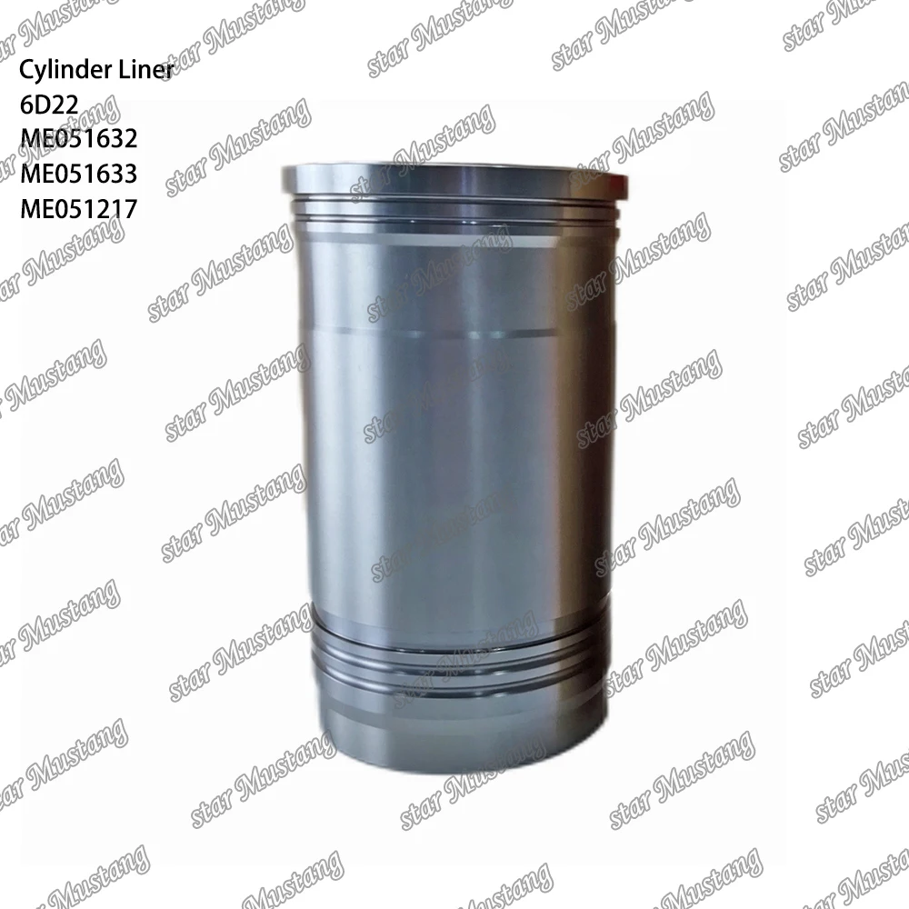 6D22 Cylinder liner ME051632 ME051633 ME051217 Suitable For Mitsubishi Engine Parts