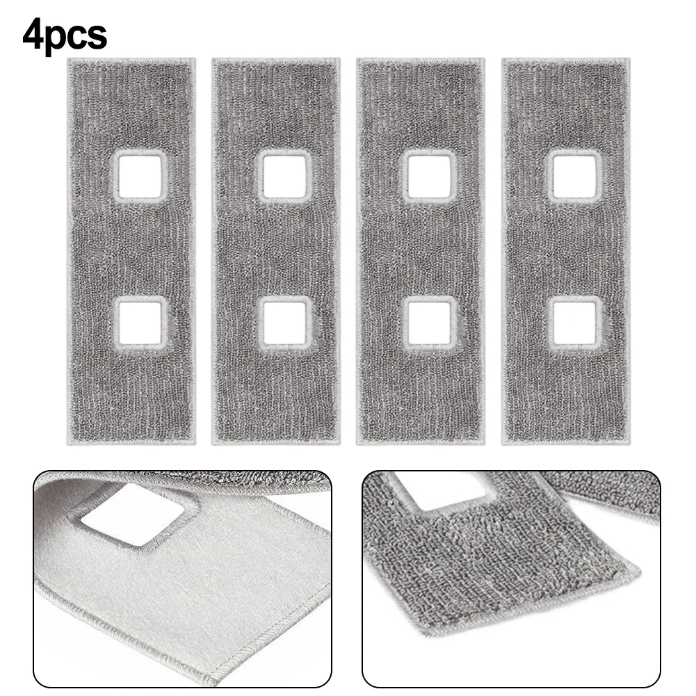 4PCS Reusable Mop Cloths For Puppy For T10 For T10Pro For T10PLUS Robotic Vacuums Deep Clean Microfiber Floor Washing Accessory