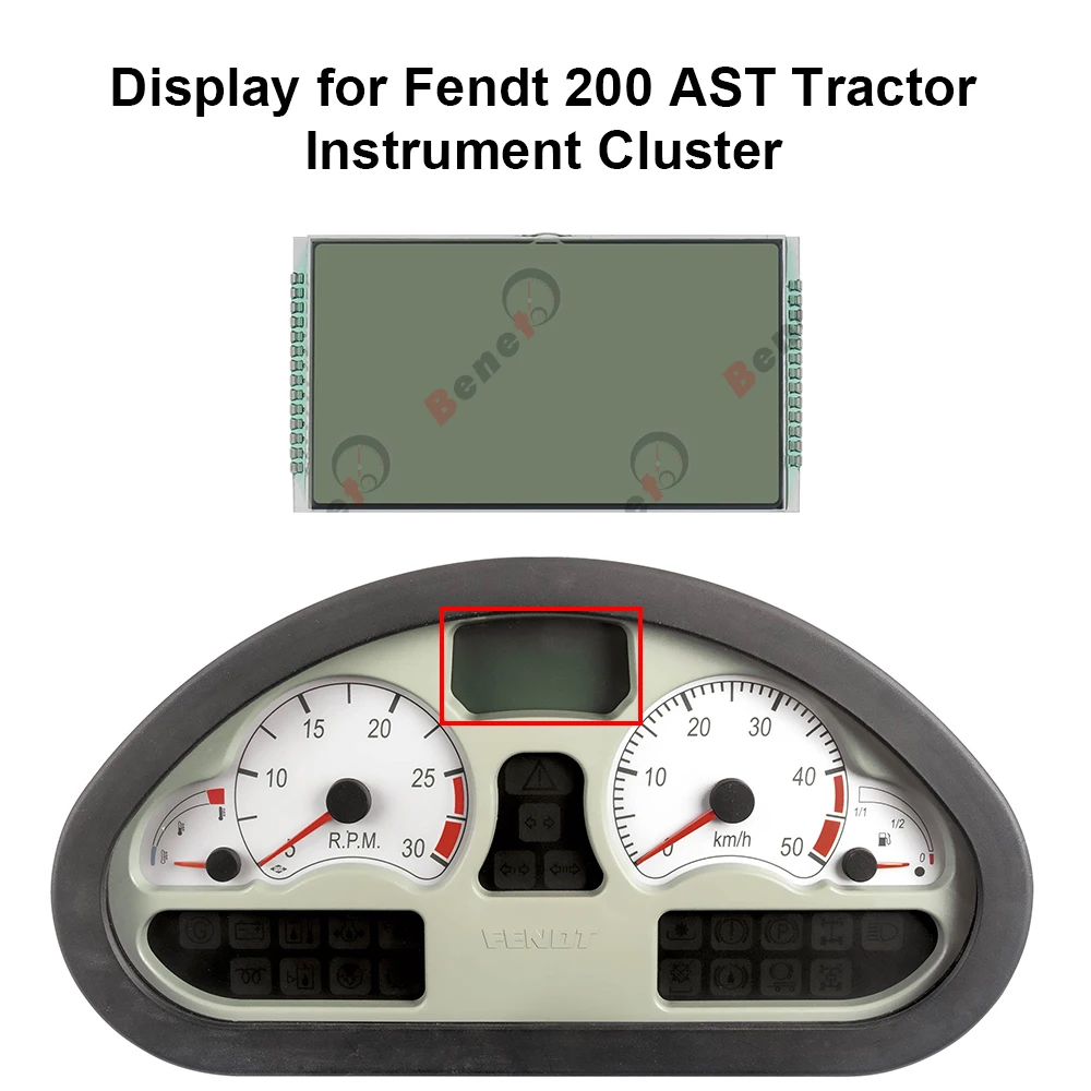 Display for Fendt 200 AST Tractor Instrument Cluster G117972010022