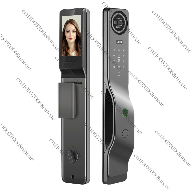 

2025 Smart Home Security Smart Door Lock 3D Face Recognition Fingerprint Password Unlock App Control Digital Smart Lock